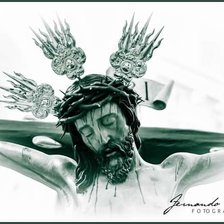 Схема вышивки «Cristo crucificado»