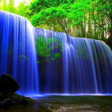 Схема вышивки «Водопад»