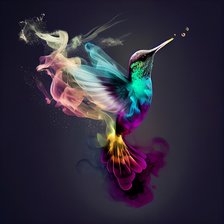 Схема вышивки «Колибри»