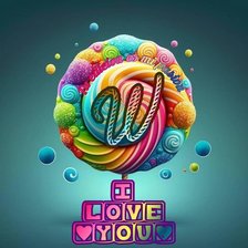 Схема вышивки «Letra w»