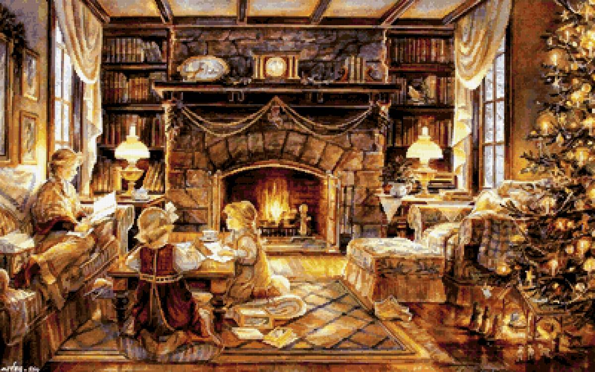 №2717885 - камин, сказка - предпросмотр