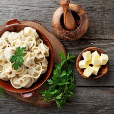 Схема вышивки «Пельмени»