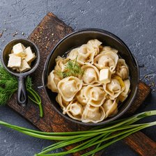 Схема вышивки «Пельмени»