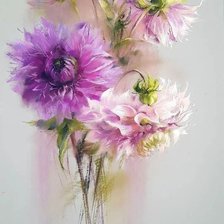 Схема вышивки «Георгины»