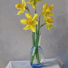 Схема вышивки «Нарциссы. по мотивам А. Зорюкова»