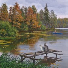 Схема вышивки «Маруська и Котовский. по мотивам А. Зорюкова»