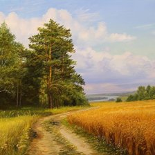 Схема вышивки «На краю поля»