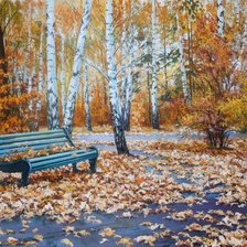 Схема вышивки «Золотой парк. Александр Былич»