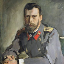 Схема вышивки «Портрет императора Николая II»