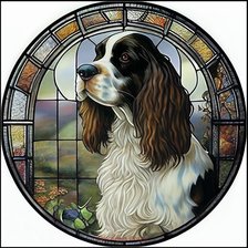 Портрет спаниеля.