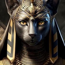 Схема вышивки «Бастет - древнеегипетская богиня  любви и женской красоты»