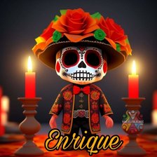 Схема вышивки «Enrique»