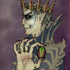 Схема вышивки «Кощей маленький»