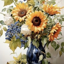 Схема вышивки «Suncokreti»