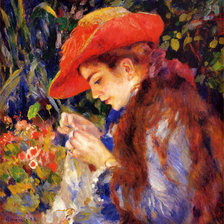 Схема вышивки «Шитье. По Ренуару.»