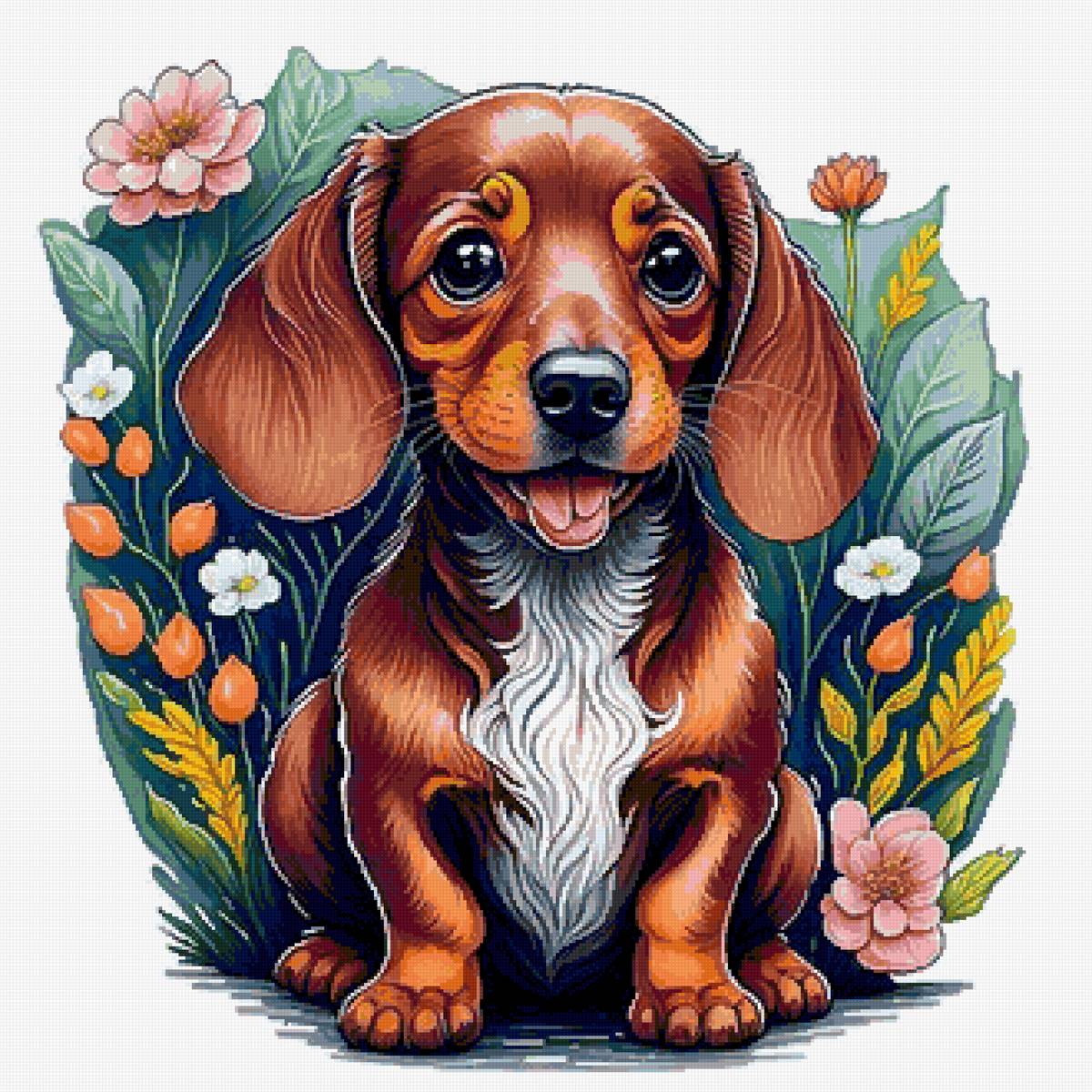 Щенок - щенок, такса., собаки, животные, собака - предпросмотр