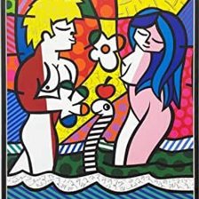 Схема вышивки «Купание. Поп-арт»