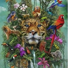 Схема вышивки «Fauna»