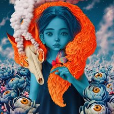 Схема вышивки «fox»