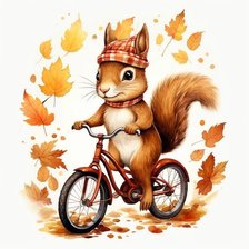 Схема вышивки «Белочка»