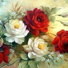 Схема вышивки «Розы»