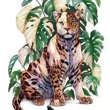 Схема вышивки «Ягуар»