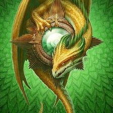 Схема вышивки «дракон»