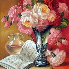 Схема вышивки «Букет роз»