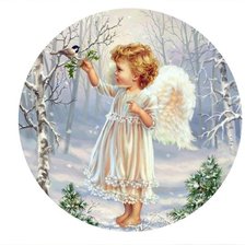 Схема вышивки «Ангел»