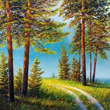 Схема вышивки «Пейзаж»