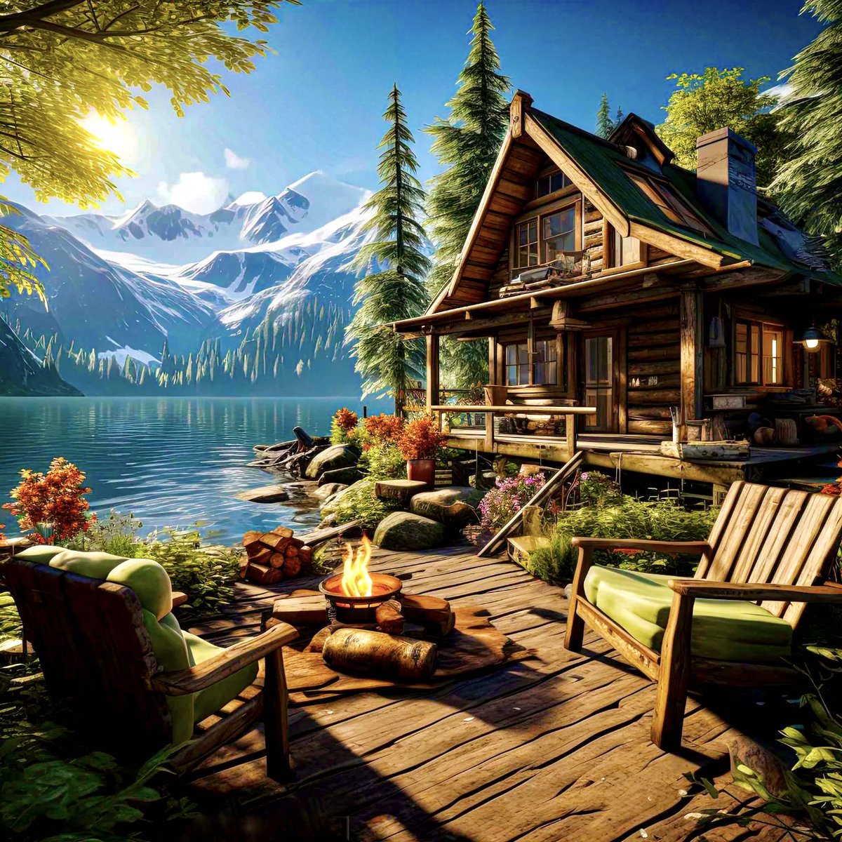 домик у озера2 - домик - оригинал