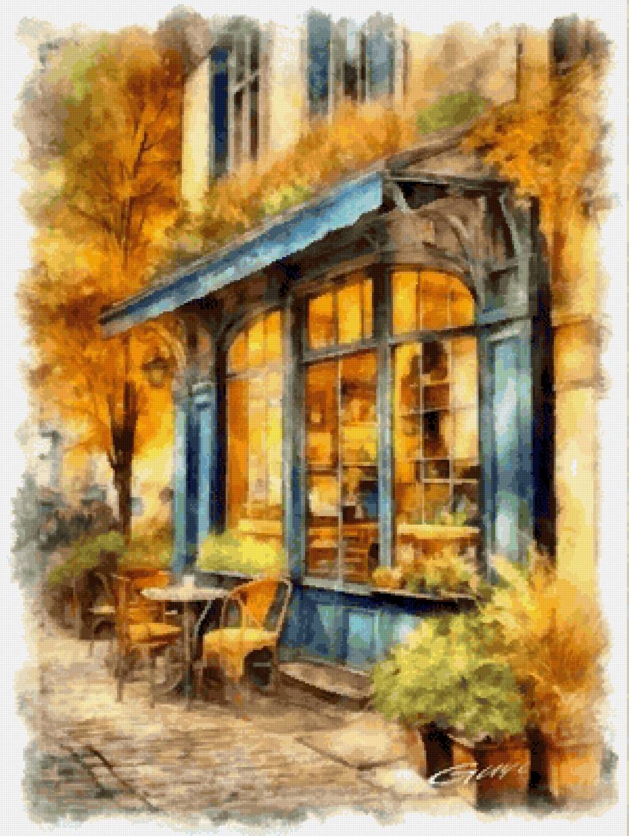 Кафе - город, кафе - предпросмотр