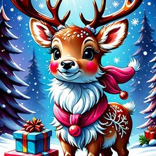 Схема вышивки «Подарки»