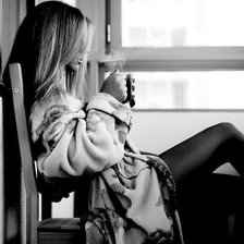 Схема вышивки «Девушка»