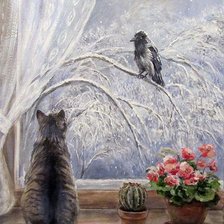 Схема вышивки «Всреча»