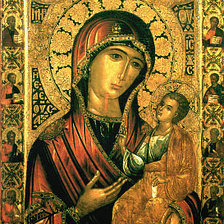 Схема вышивки «Богородица .»