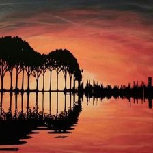 Схема вышивки «Гитара»