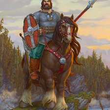 Схема вышивки «Богатырь»