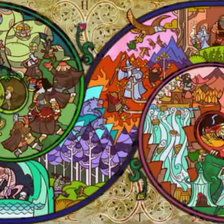 Схема вышивки «Хоббит, туда и обратно»