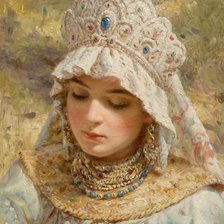 русская красавица