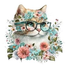 Схема вышивки «Кошка»