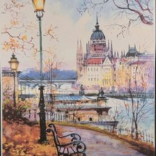 Схема вышивки «Набережная»