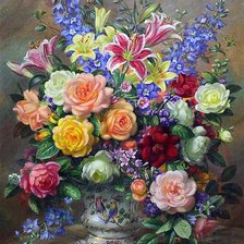 Схема вышивки «Альберт Вильямс»