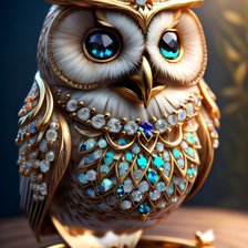 Схема вышивки «Сова»