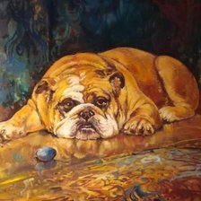 Схема вышивки «Утомился»