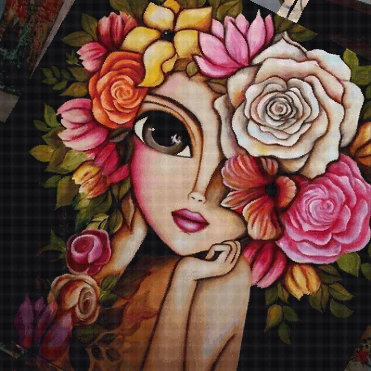 Девушка - женщина, девушка, арт - предпросмотр