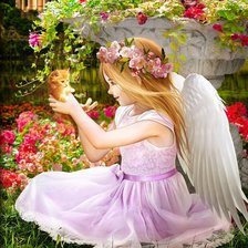 Схема вышивки «Ангел»