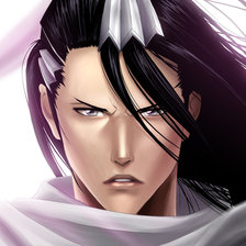 Схема вышивки «Бьякуя Кучики»