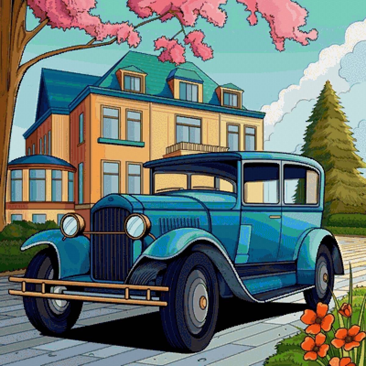 Ретро авто 2 - ретро, техника, машины, автомобиль - предпросмотр