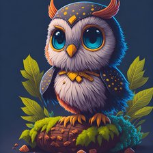 Схема вышивки «Совушка 2»